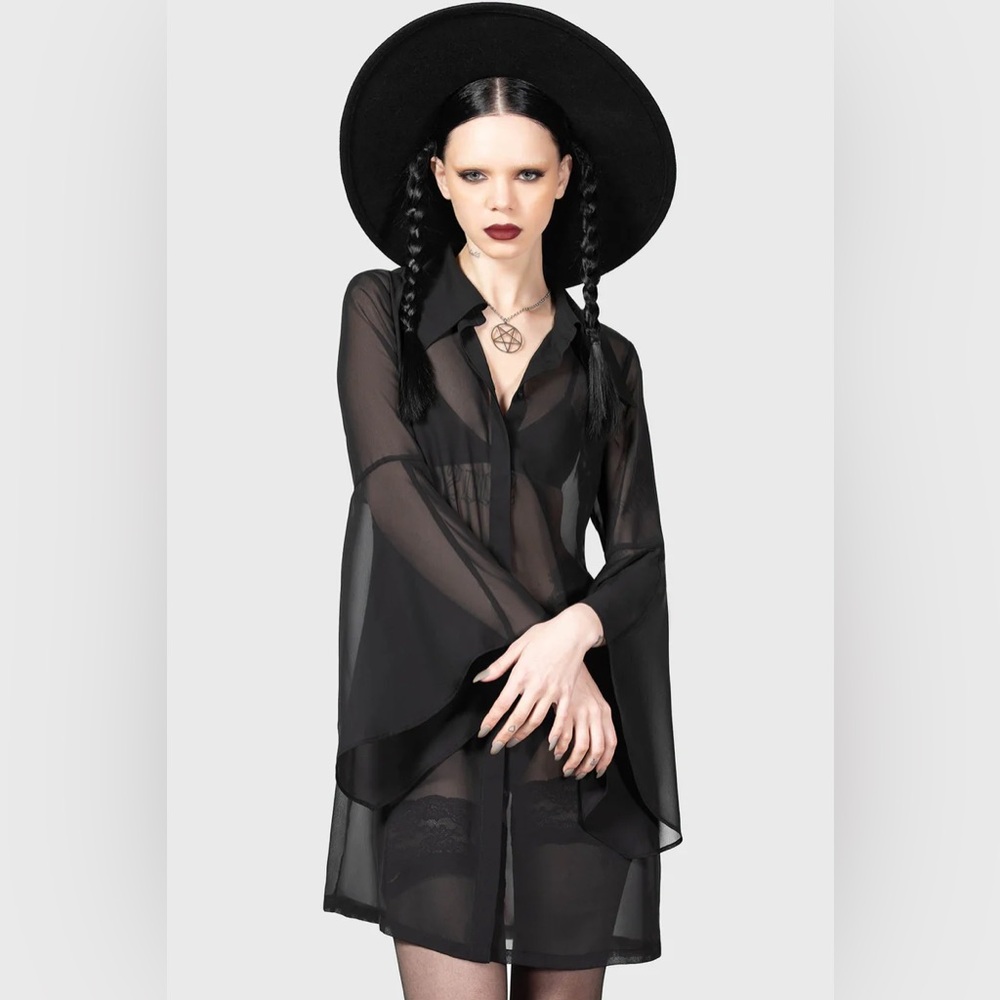 Killstar Arlene Shirt Dress - Small